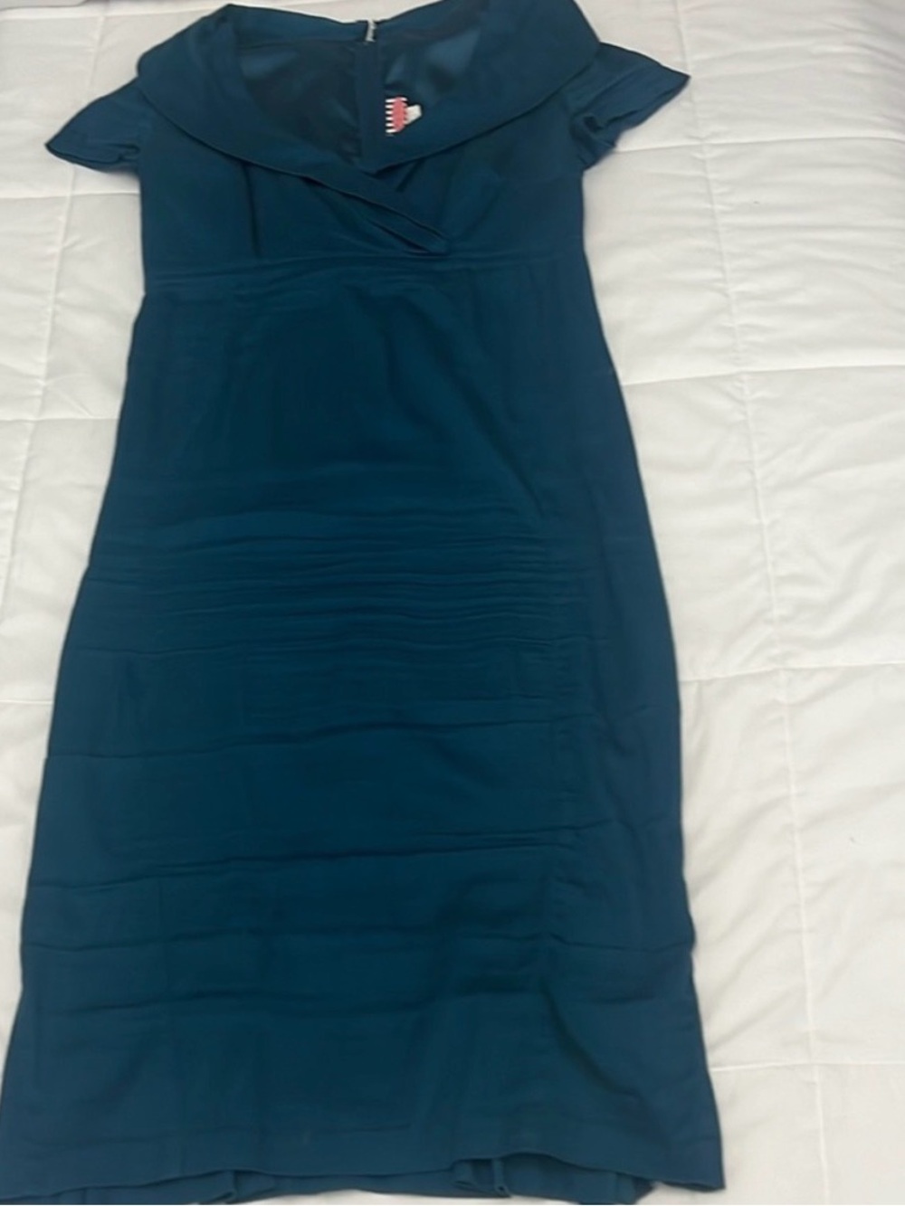 Pinup Couture Purple Wiggle Dress with Belt
